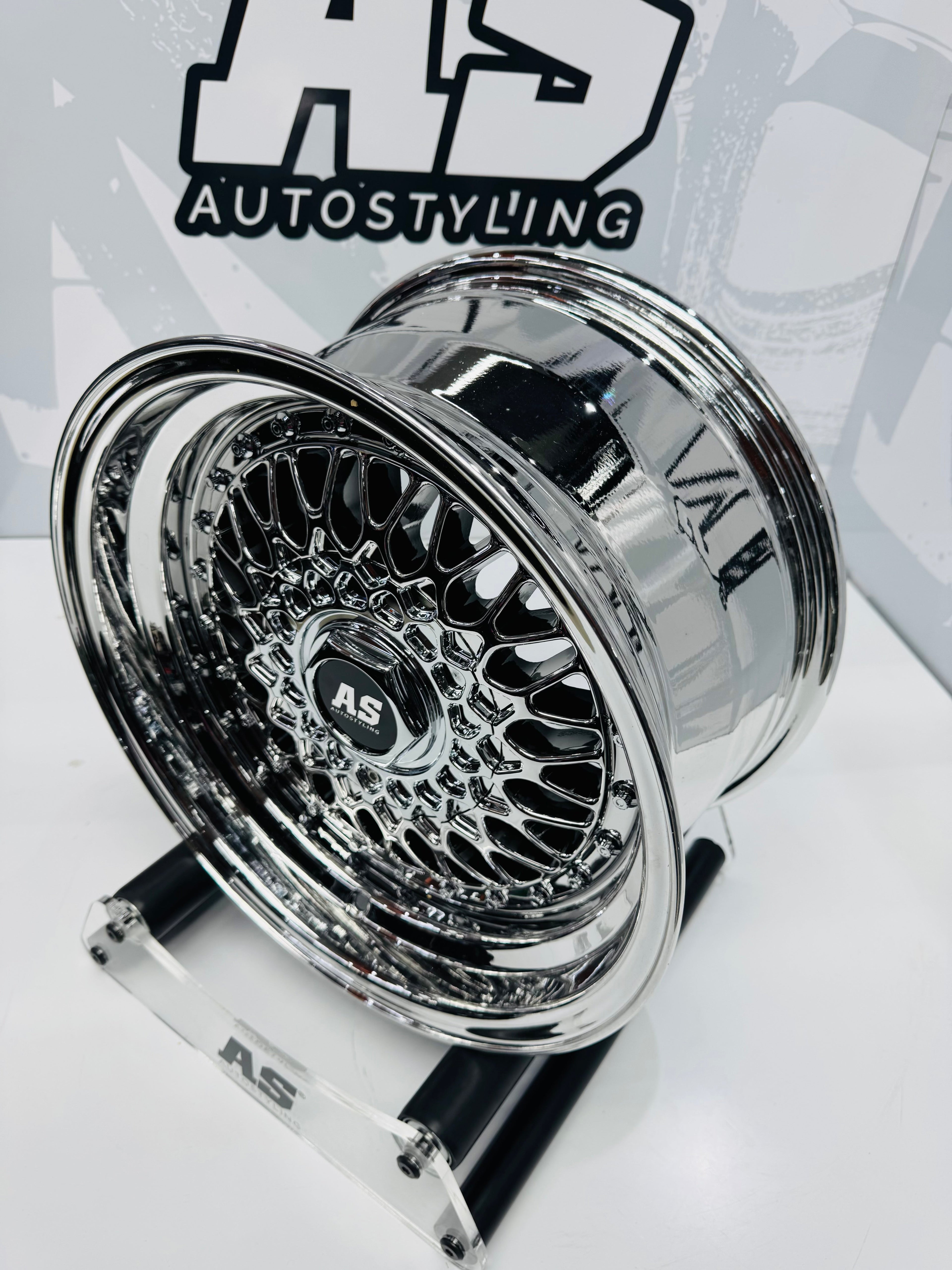 15 AS-MESH CHROME 9/100