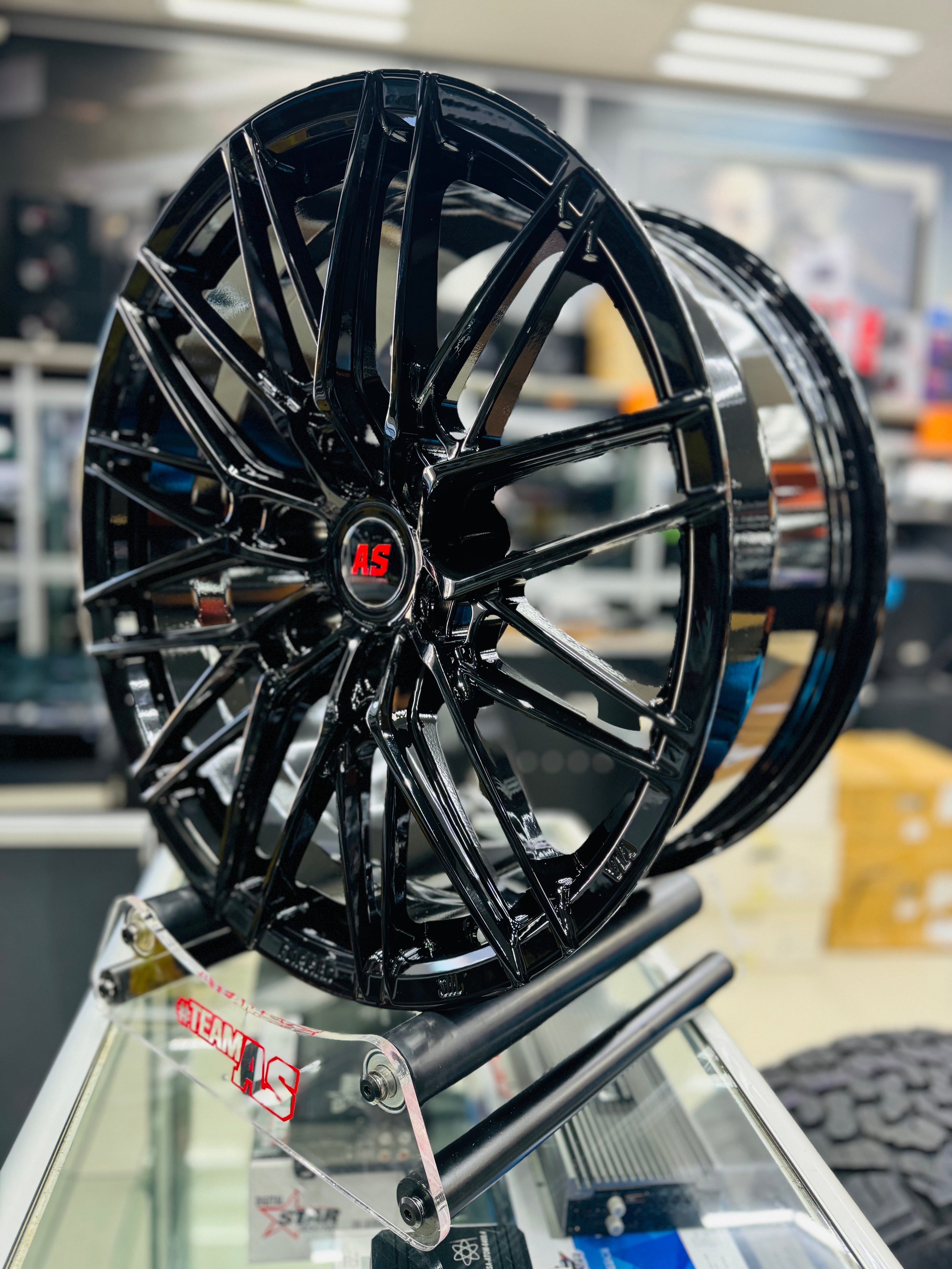 22”  AS-FORGED 81951 6/139 BAKKIE WHEELS GLOSS BLACK for next Gen Ranger & AMAROK only