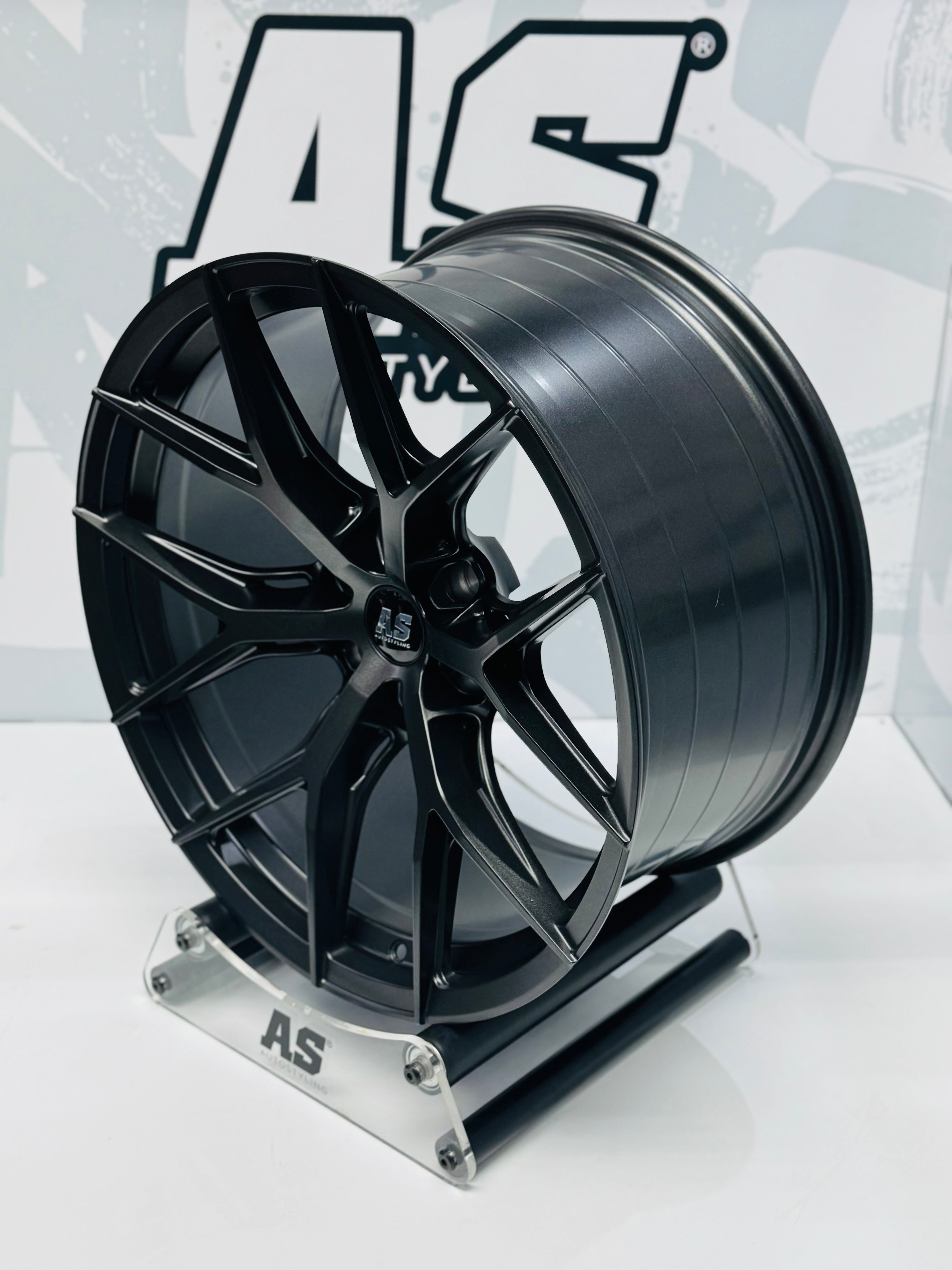 20” CONCAVO SERIES 875 SATIN GREY BAKKIE RIMS 6/139 PCD