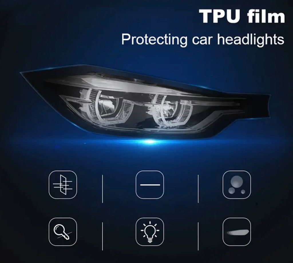 BMW F30 HEADLIGHT TINT SMOKED PRECUT