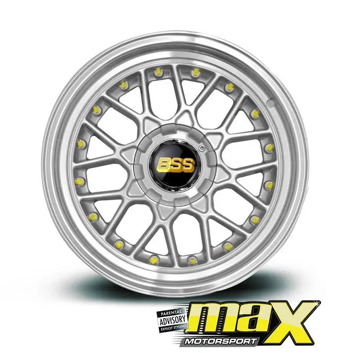 15 Inch Mag Wheel - MX1286 BSS RS-Spike Style Wheel (4x100 / 114.3 PCD)