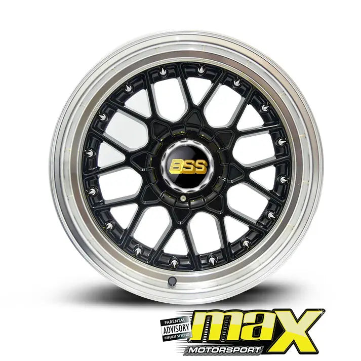 15 Inch Mag Wheel - MX1286 BSS RS-Spike Style Wheel (4x100 / 114.3 PCD)