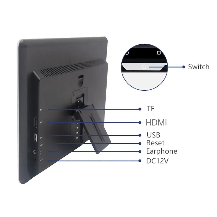 12.1" Roadstar Android Entertainment Headrest Tablet Screens