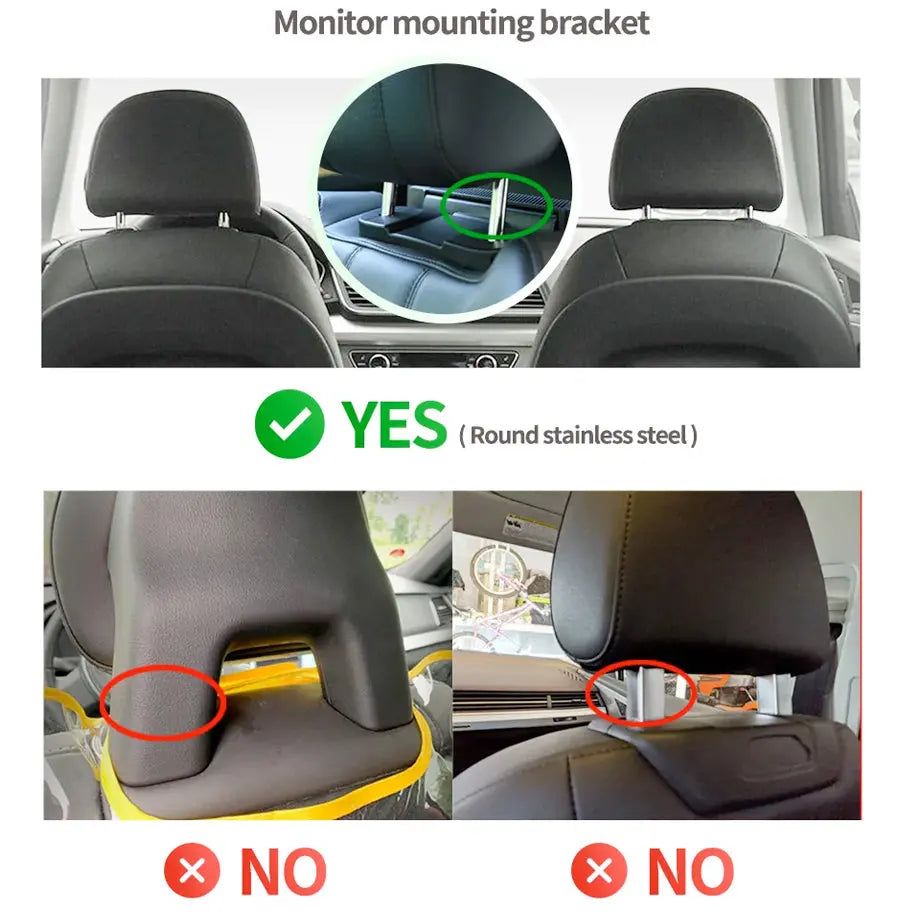 12.1" Roadstar Android Entertainment Headrest Tablet Screens