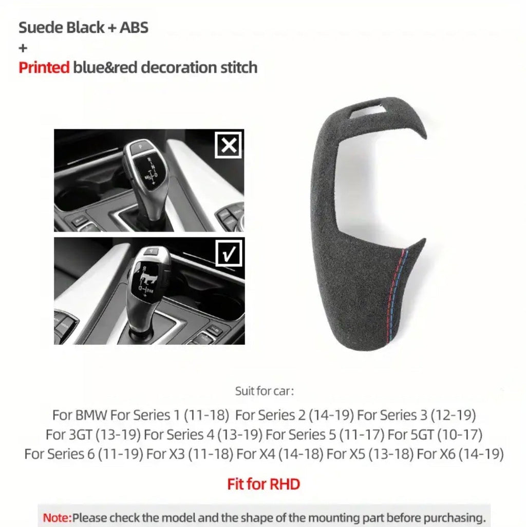 BMW F30 GEAR-LEVER SUEDE COVER