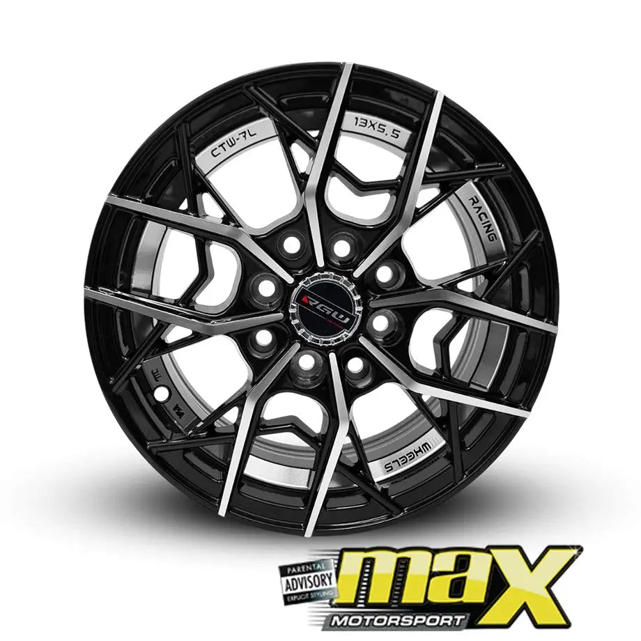 13 Inch Mag Wheel - MXFS03 RGW Wheel - (4x100/114.3 PCD)
