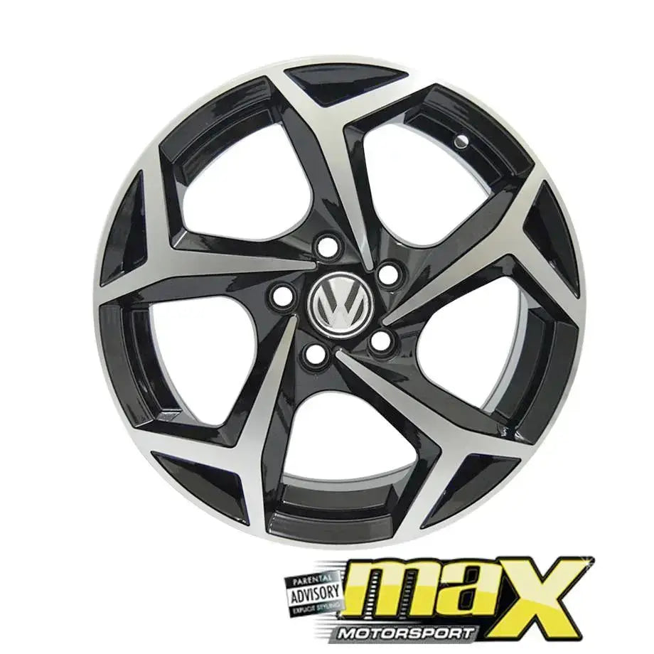 14 Inch Mag Wheel - MX1004 Polo R-Line Style - 5x100 PCD