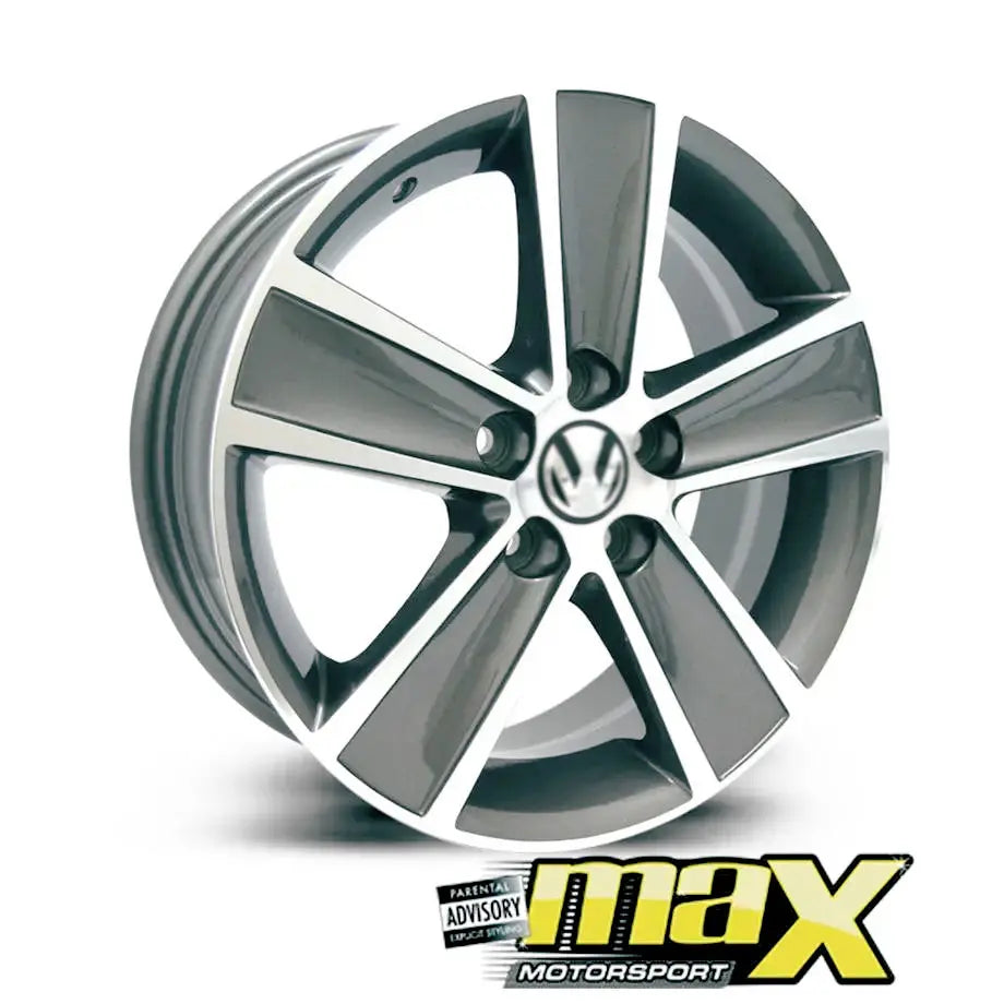 14 Inch Mag Wheel - MX283-14 Cross Polo Style Wheels - 5x100 PCD