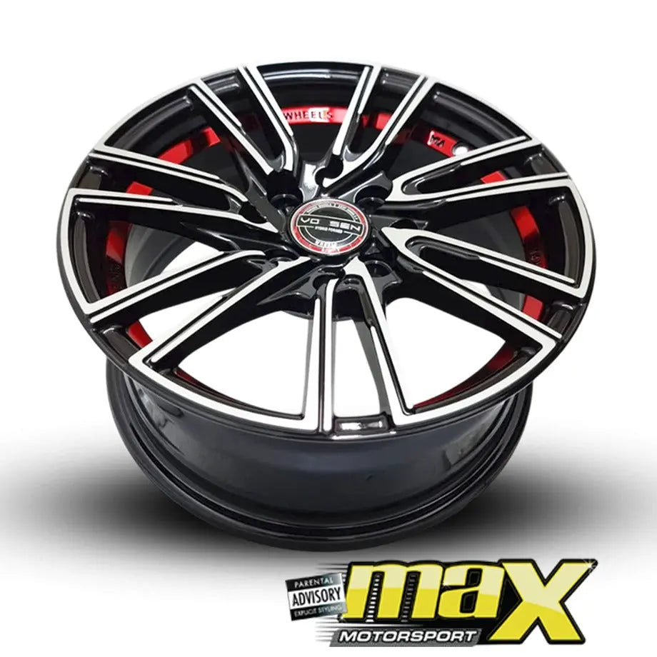 14 Inch Mag Wheel -  MX452-14RD VSN  Wheel - 4x100/114.3 PCD