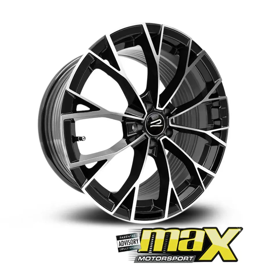 14 Inch Mag Wheel - MX8549 Golf 8.5 R Style Wheel - 5x100 PCD