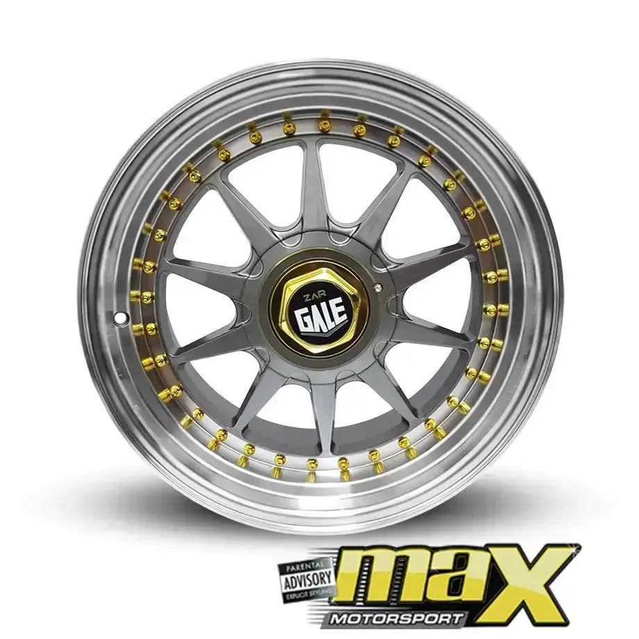 15 Inch MX1214-G4 Gale Ewing Style Wheel & Tyre Combo - (4x100 / 5x100 PCD)