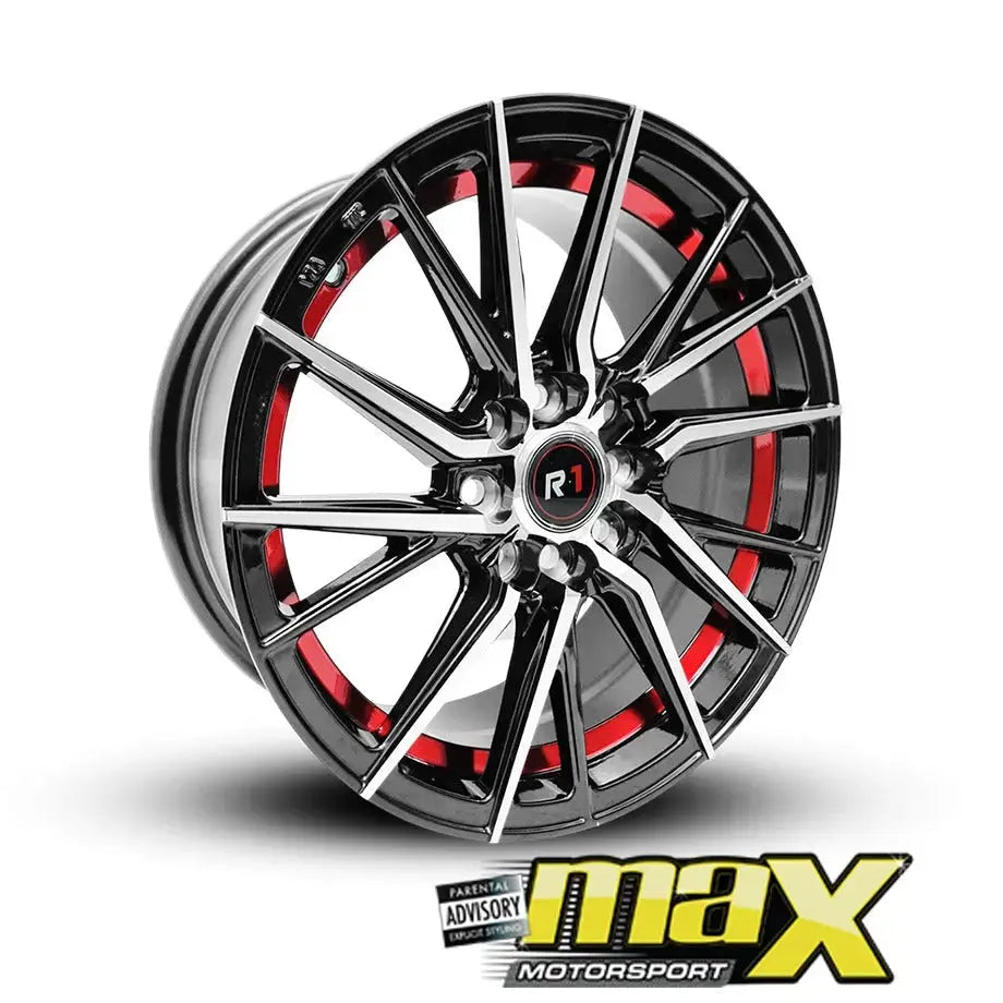 15 Inch Mag Wheel - MX206-RD Wheels (4x100/ 4x114.3 PCD)