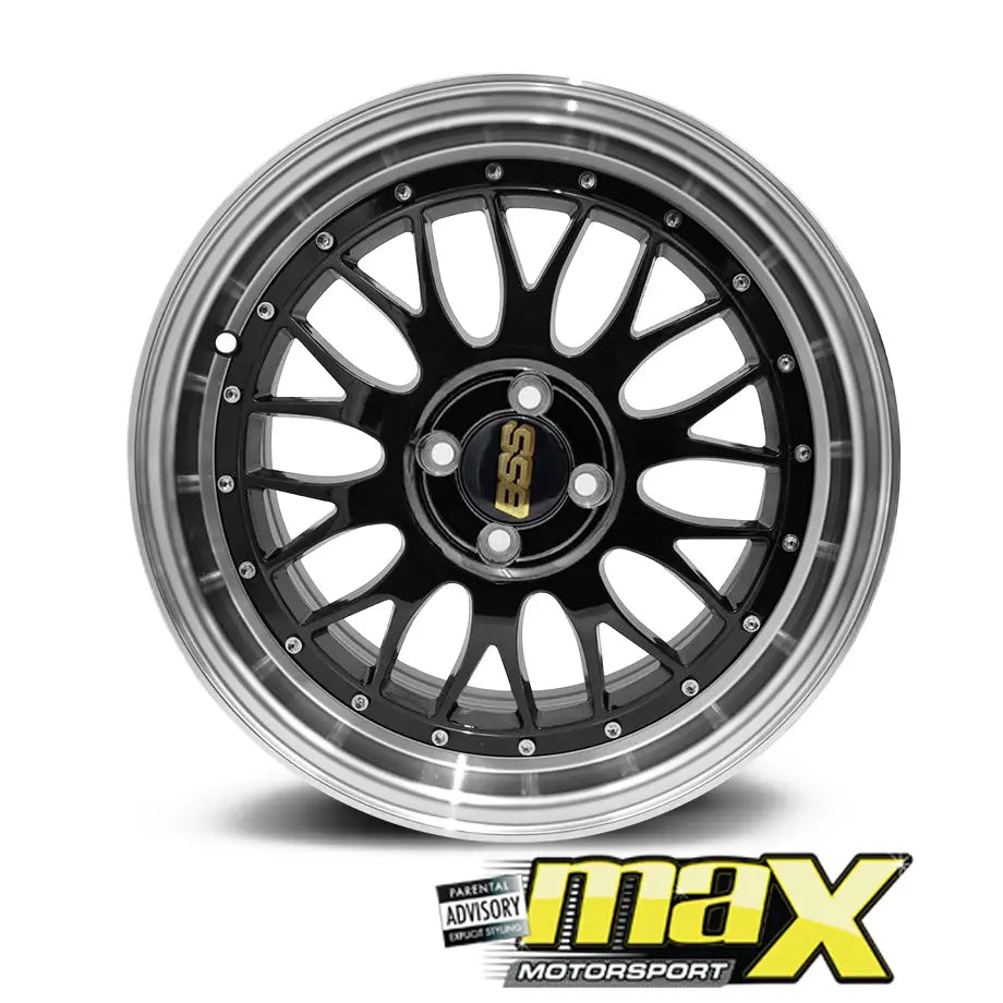 15 Inch Mag Wheel - MX506 BSS LM Style Wheel - 4x100 PCD