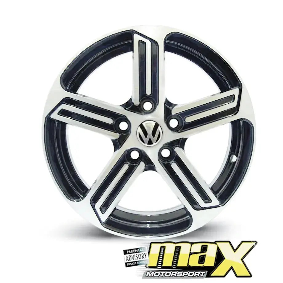 16 Inch Mag Wheel - MX605 Golf 7 R400 Style Wheel - 5x100 PCD