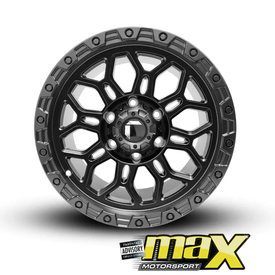 16 Inch Mag Wheel - MX015-16MB Bakkie Wheels (6x139.7 PCD)