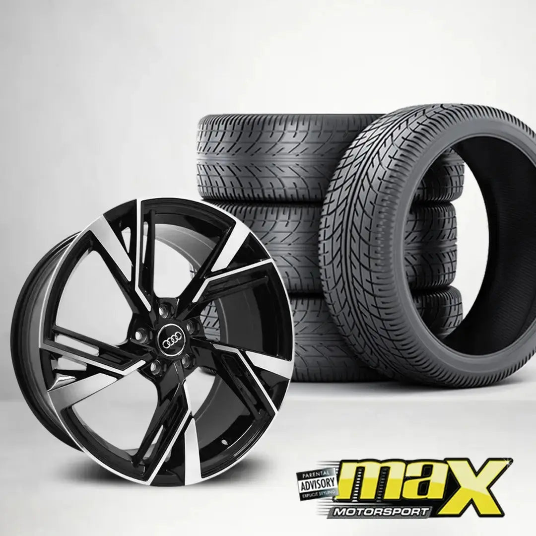 17 Inch - MX1012 Audi RS6 Style Wheel & Tyre Combo - 5x100 PCD