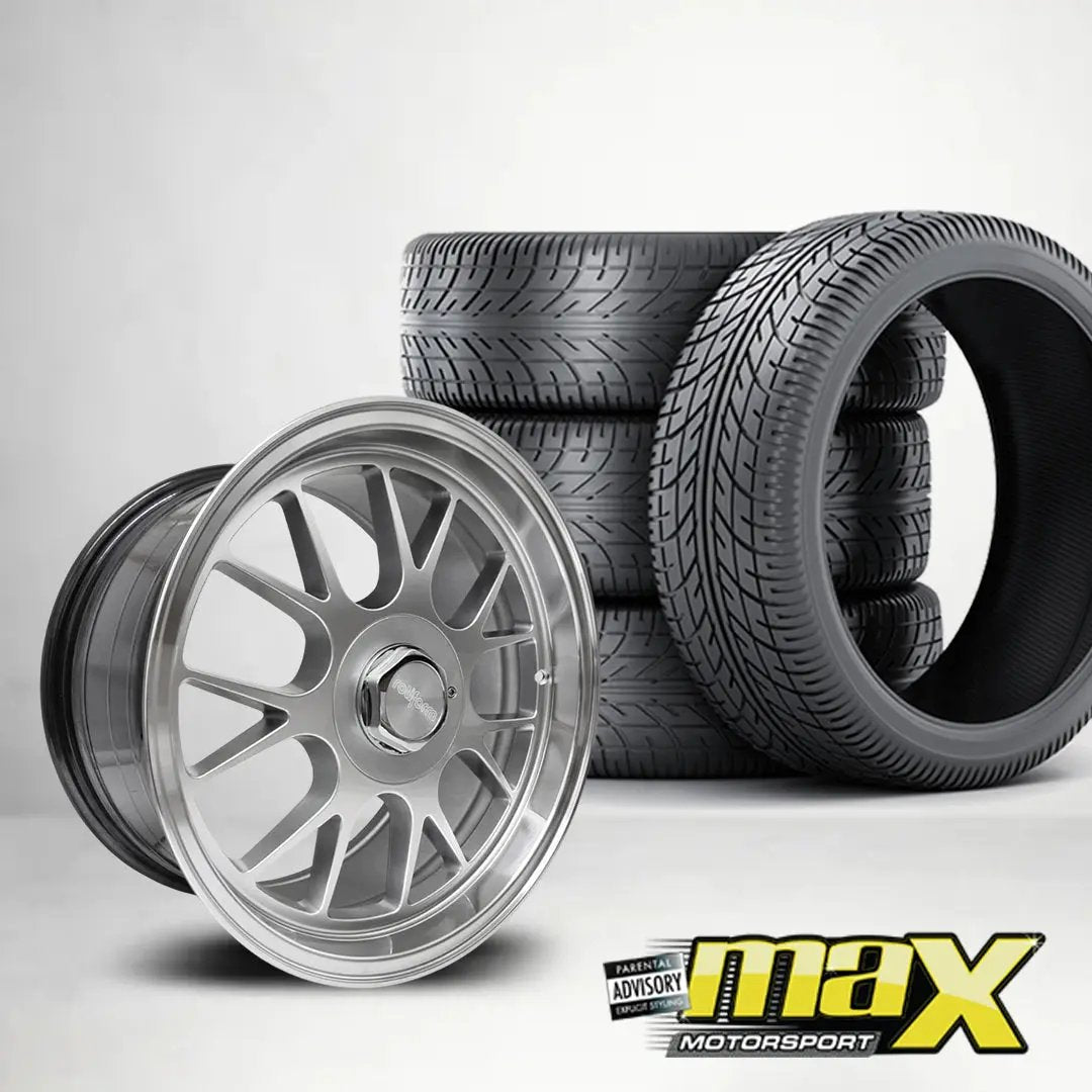17 Inch MXF1217 Rotform Style Wheel & Tyre Combo - 4x100 / 5x100 PCD