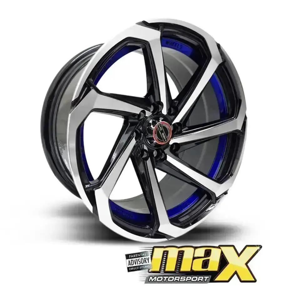 14 Inch Mag Wheel - MX8828-14BL Concave Wheels (4x100/ 4x114.3 PCD)