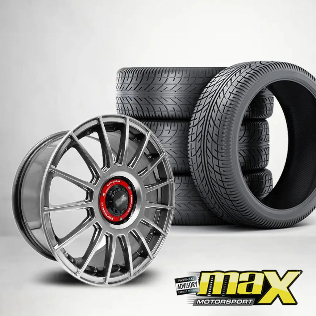 18 Inch MX2469 Superturismo Style Wheel & Tyre Combo (5x113 PCD)