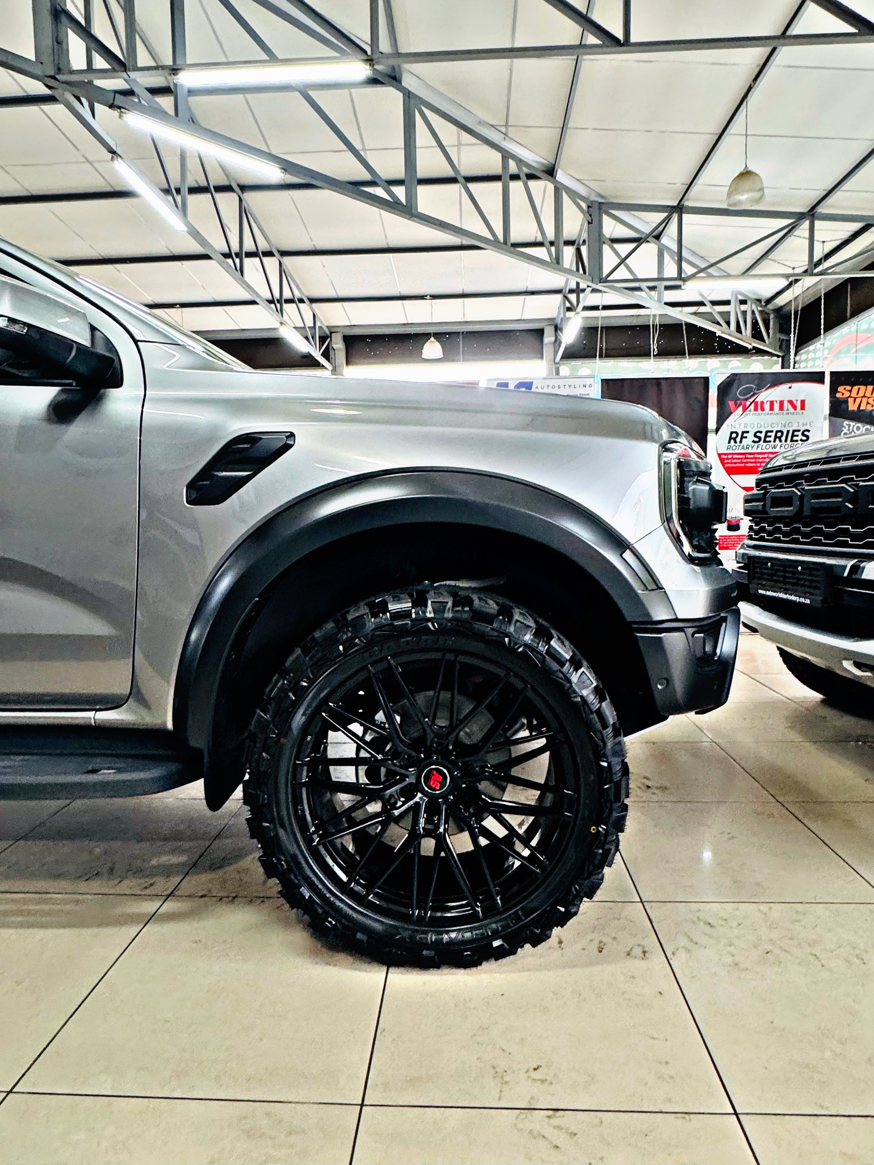 22”  AS-FORGED 81951 6/139 BAKKIE WHEELS GLOSS BLACK for next Gen Ranger & AMAROK only