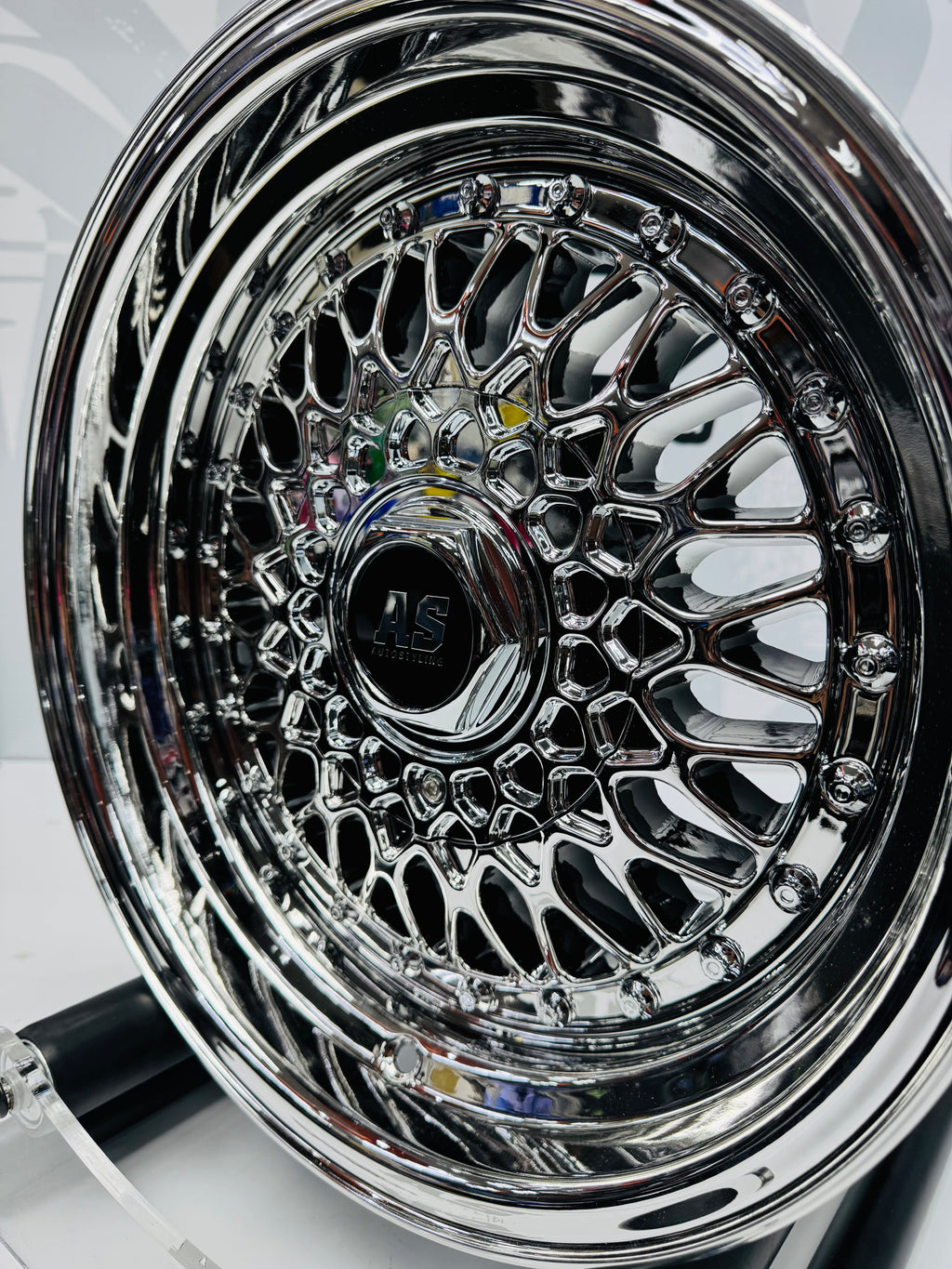 15 AS-MESH CHROME 9/100