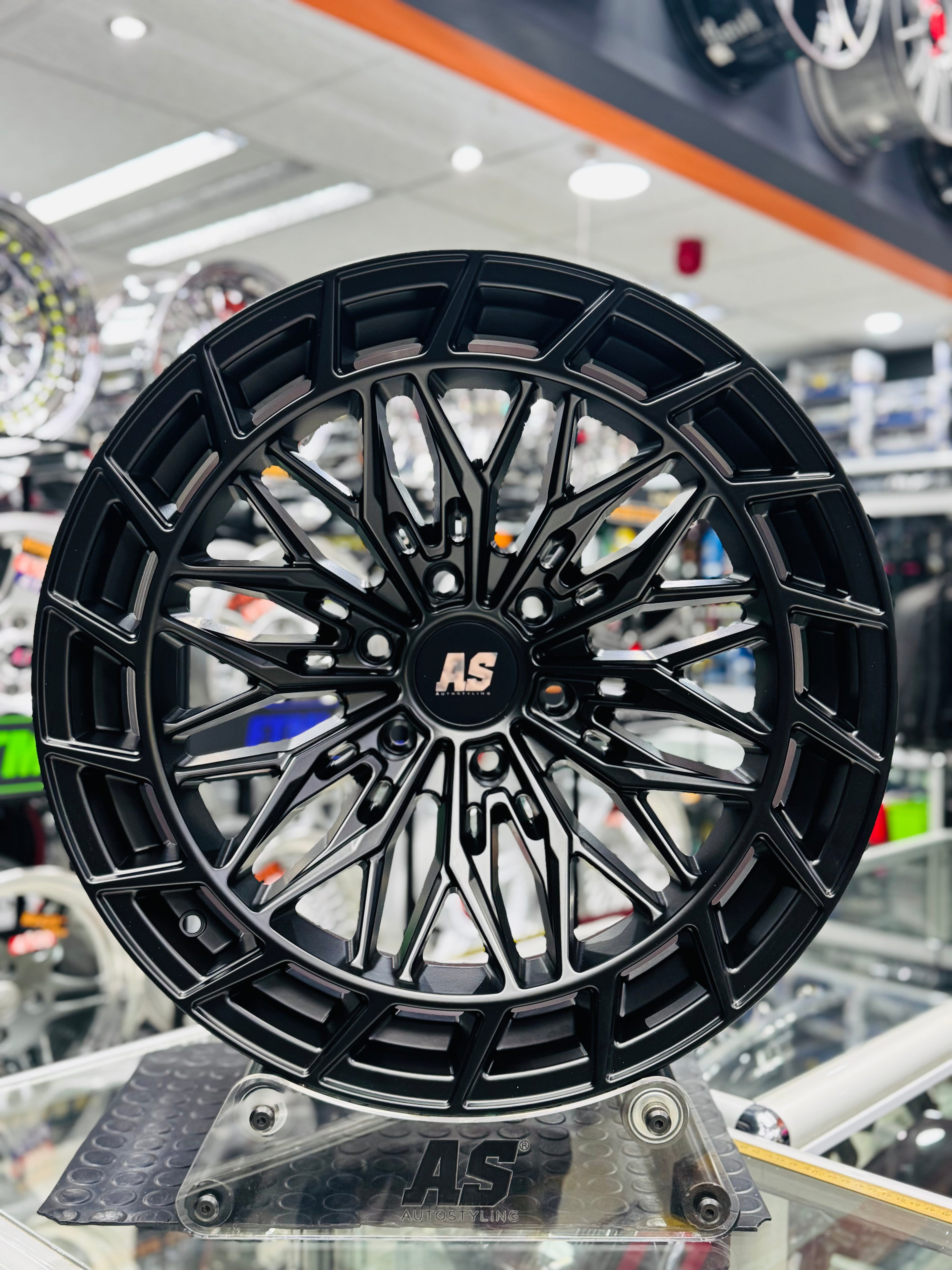 20” CONCAVO SERIES 319 MATT  BLACK BAKKIE RIMS 6/139 PCD