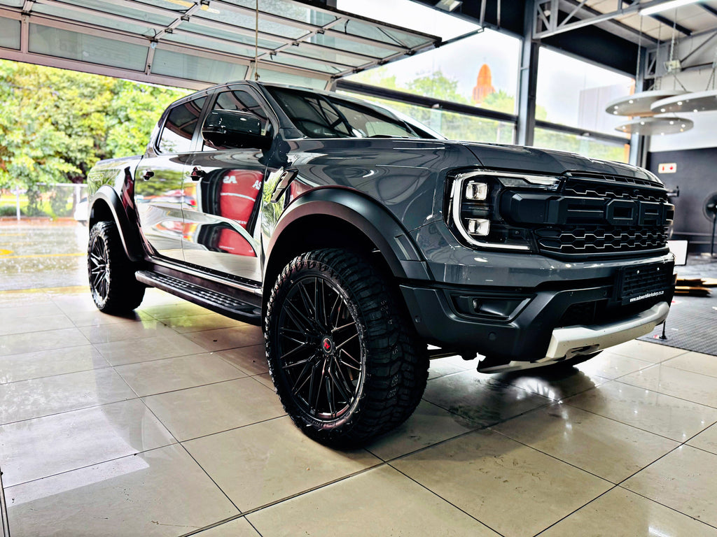 22”  AS-FORGED 81951 6/139 BAKKIE WHEELS GLOSS BLACK for next Gen Ranger & AMAROK only