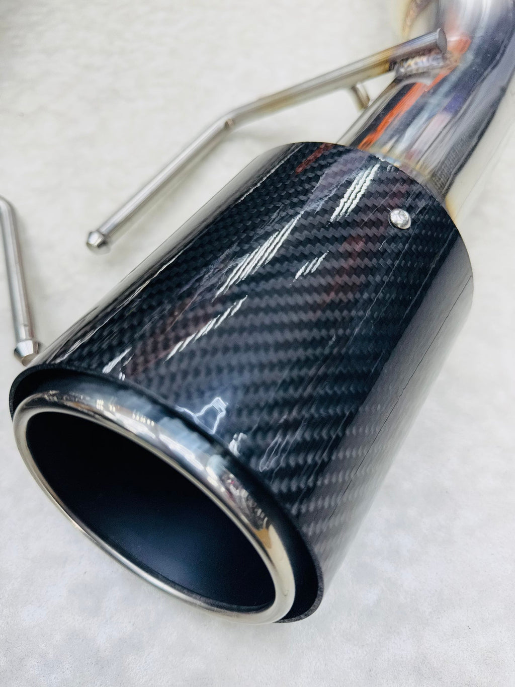 FORD RANGER T9 RAPTOR  EXHAUST SYSTEM CARBON TIPS