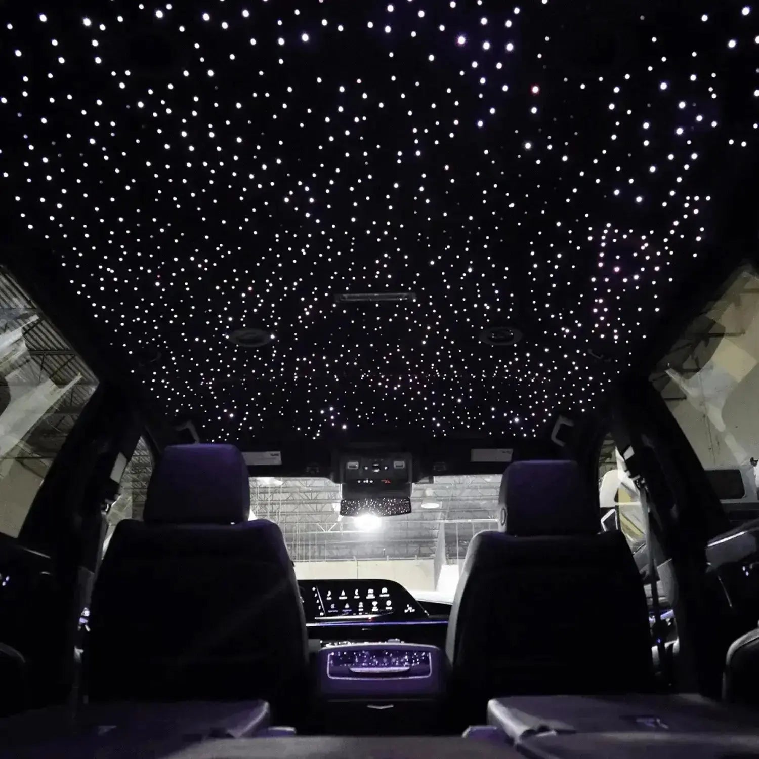 36W App Control Car Roof Fiber Optic Starry Light Kit - 600 Stars