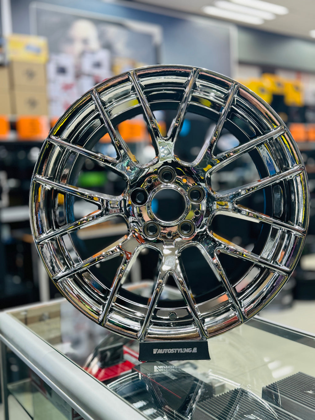 19” AS- V8 COMP 5/120 CHROME