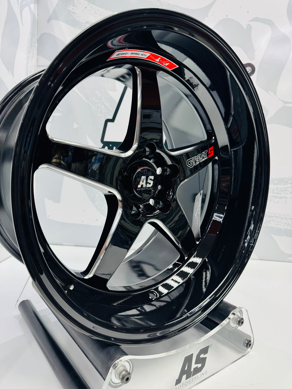 18” F99ZX307 5/114 BLACK with MILLING