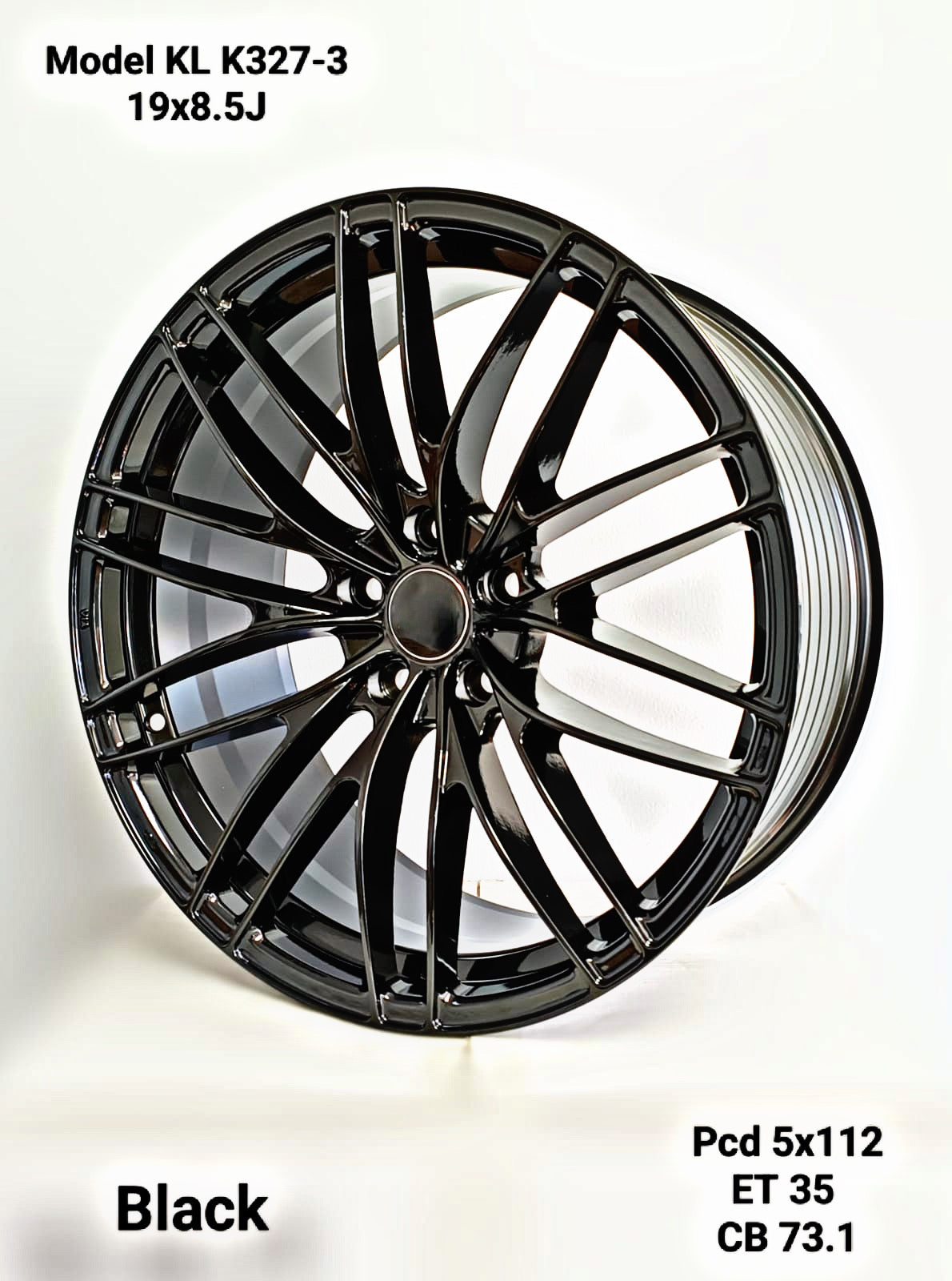 19” AS-K327 ( 5x112 ) gloss black