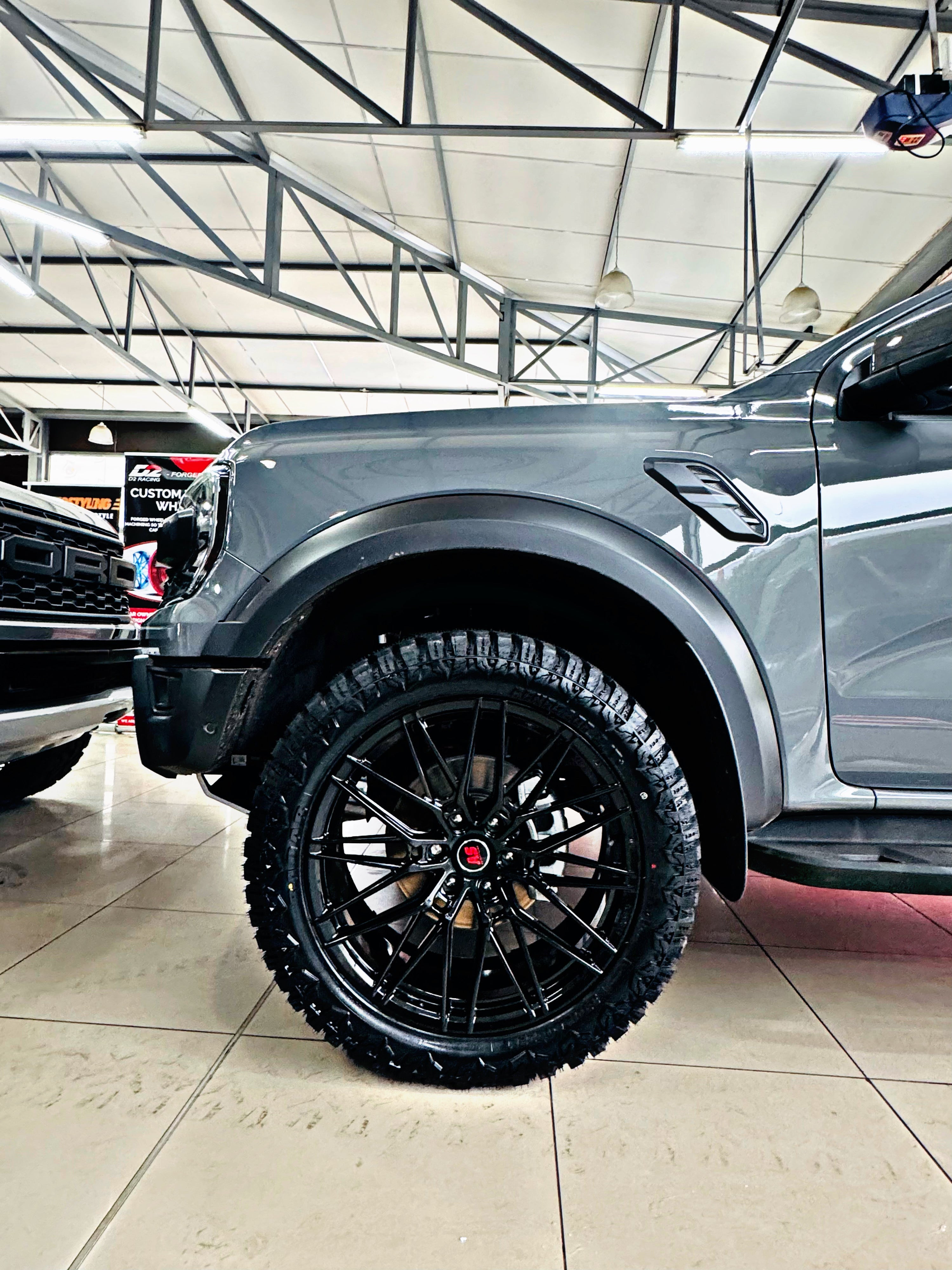 22”  AS-FORGED 81951 6/139 BAKKIE WHEELS GLOSS BLACK for next Gen Ranger & AMAROK only