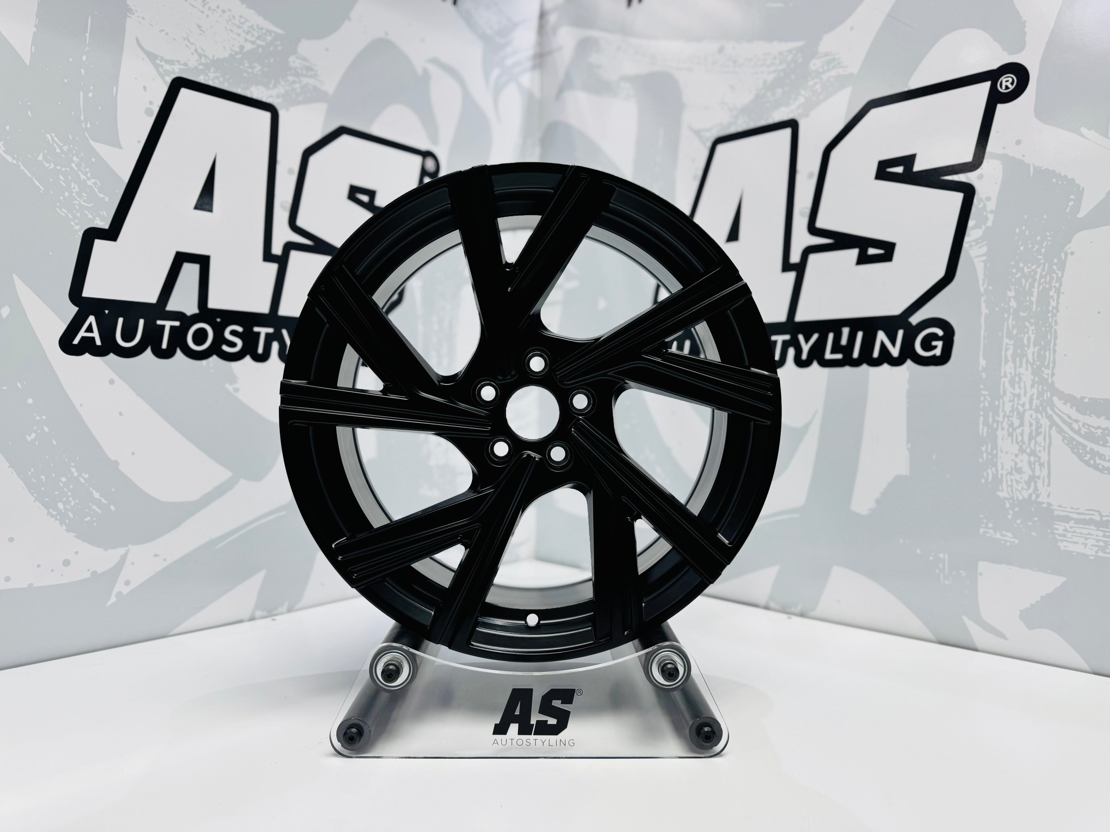 17” AS- BERGAMO 5/100 MATT BLACK RIMS