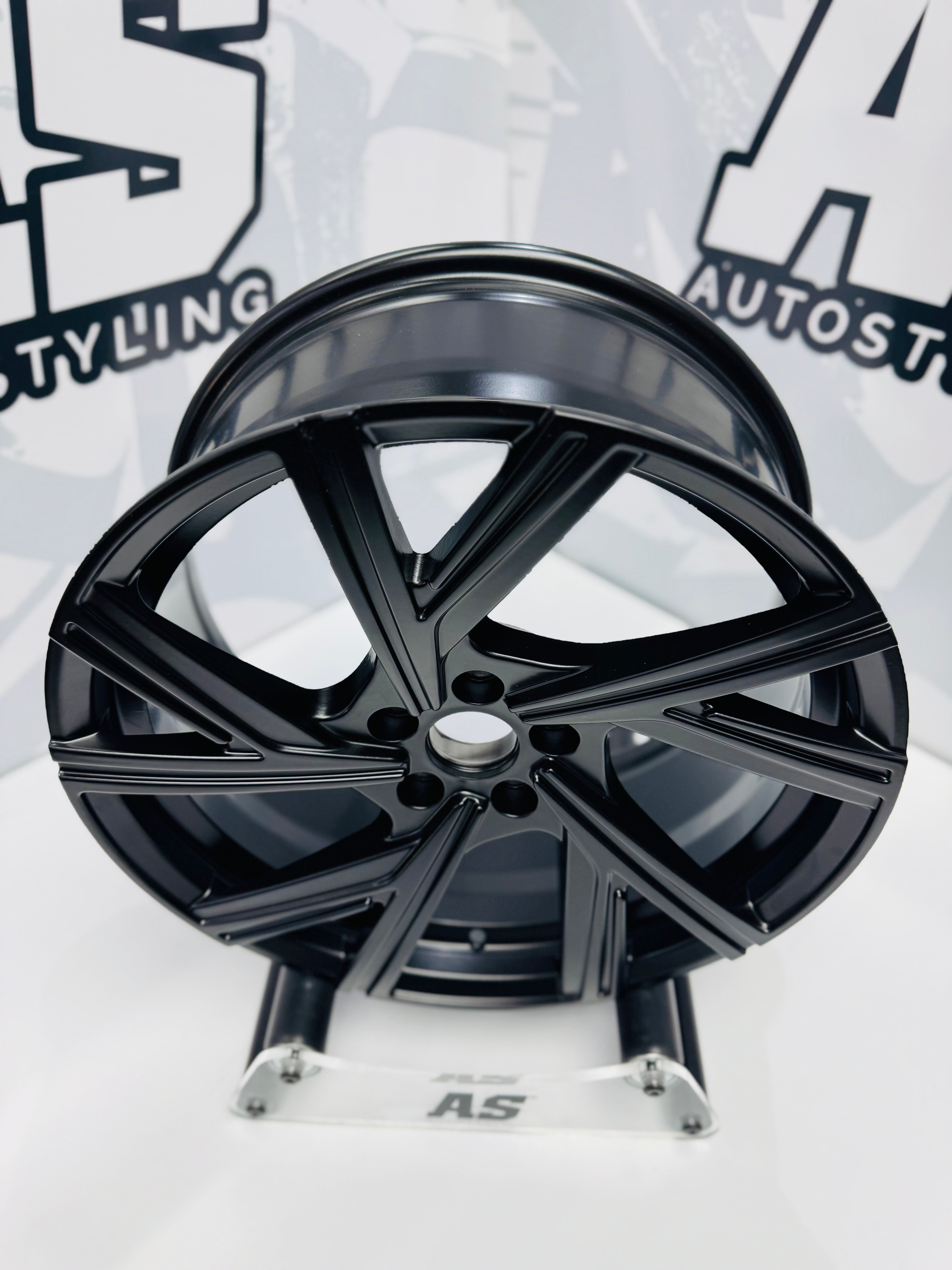 17” AS- BERGAMO 5/100 MATT BLACK RIMS