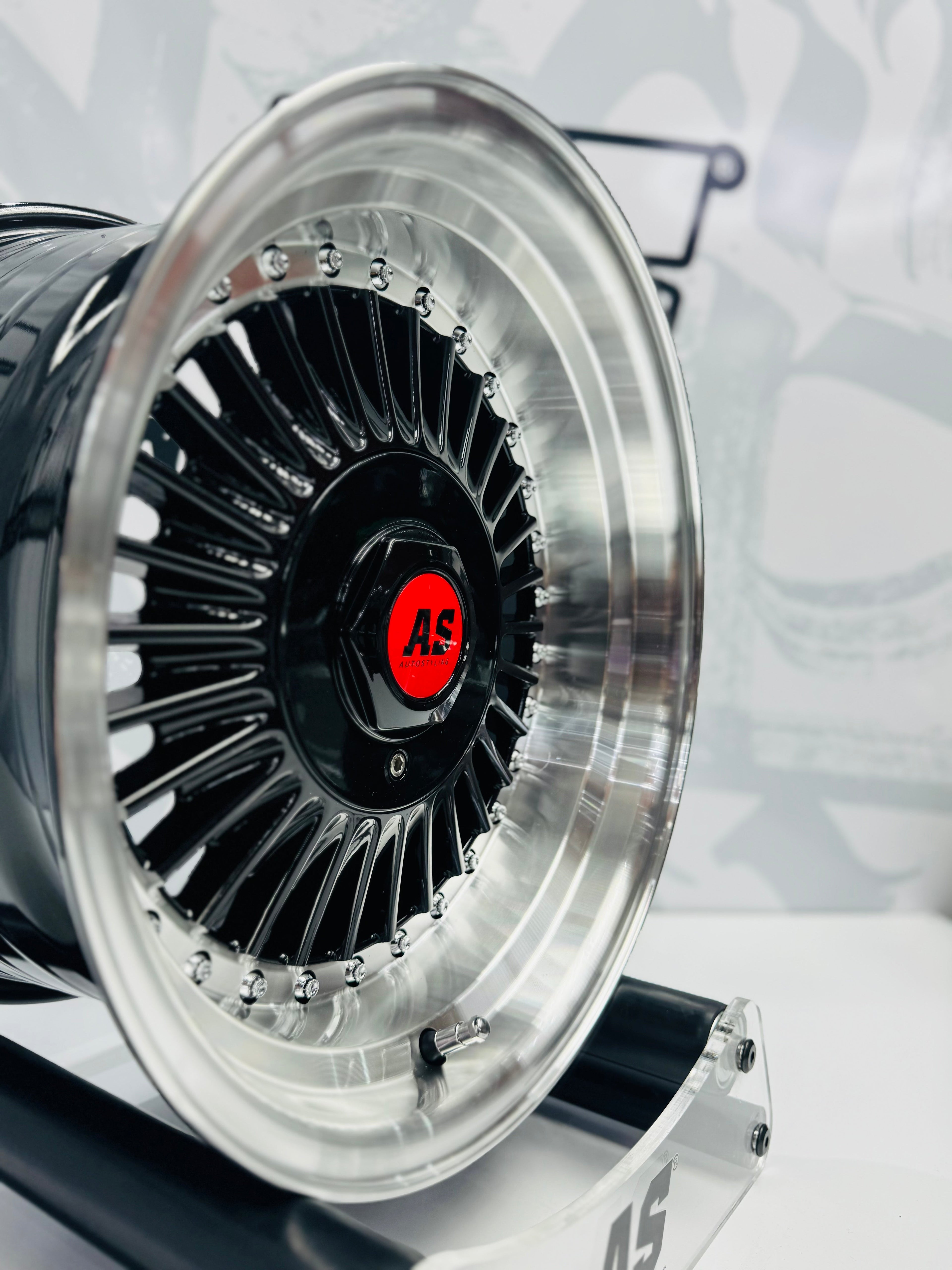 15” AS-EMITZ 7613 black 4/100/108 wheels