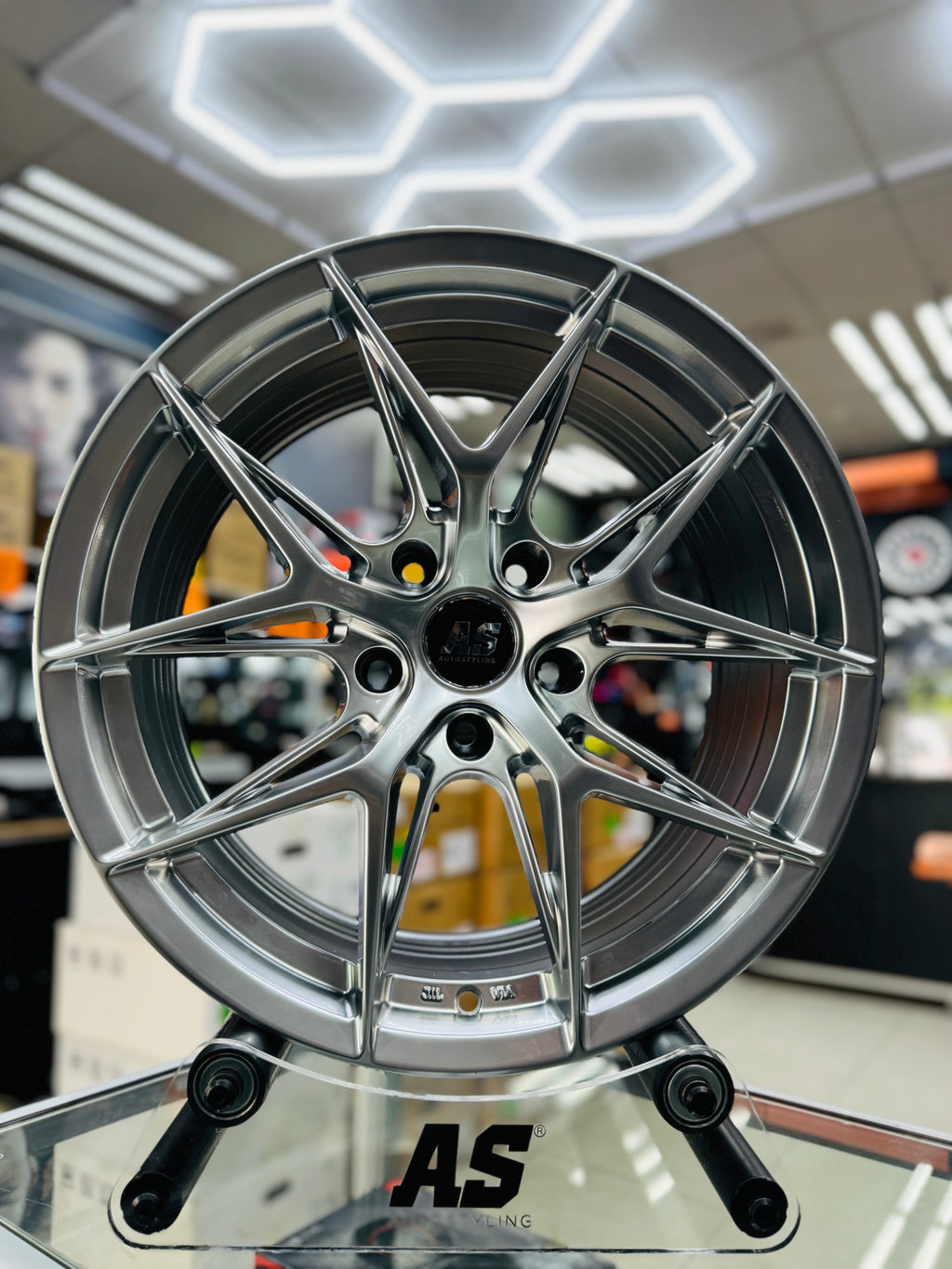 18” AS-GT400 5x120 SILVER BMW FIT