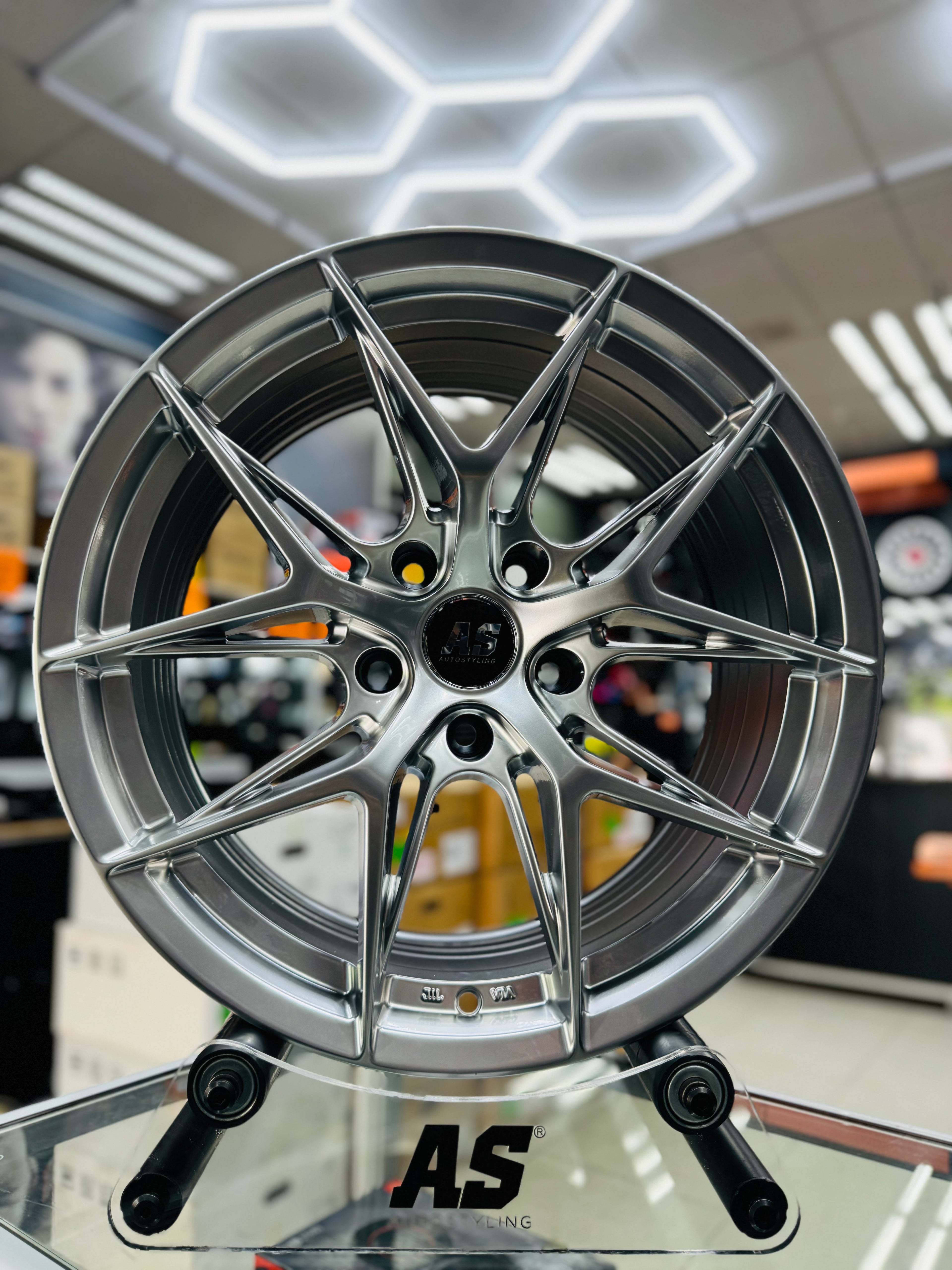 18” AS-GT400 5x120 SILVER BMW FIT