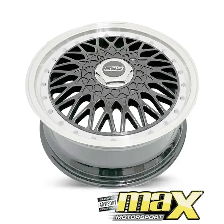14 Inch Mag Wheel - MX2471-14B BSS Style Wheels (4x100/ 4x114.3 PCD)