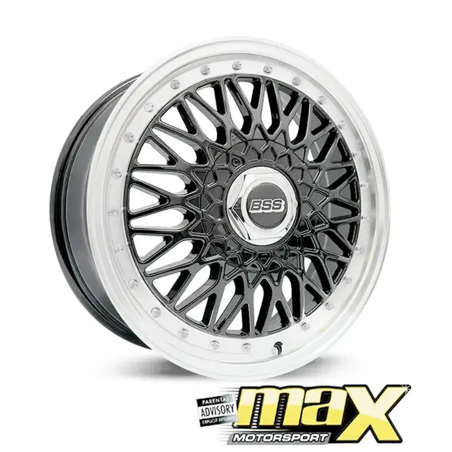14 Inch Mag Wheel - MX2471-14B BSS Style Wheels (4x100/ 4x114.3 PCD)
