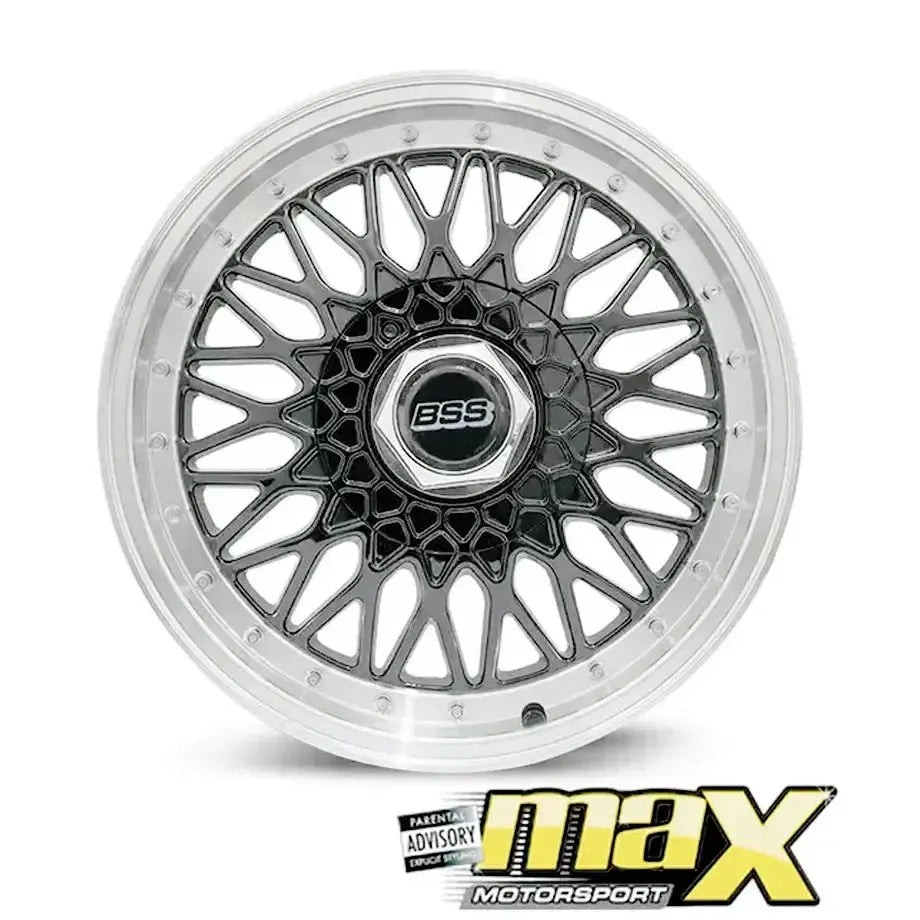 14 Inch Mag Wheel - MX2471-14B BSS Style Wheels (4x100/ 4x114.3 PCD)