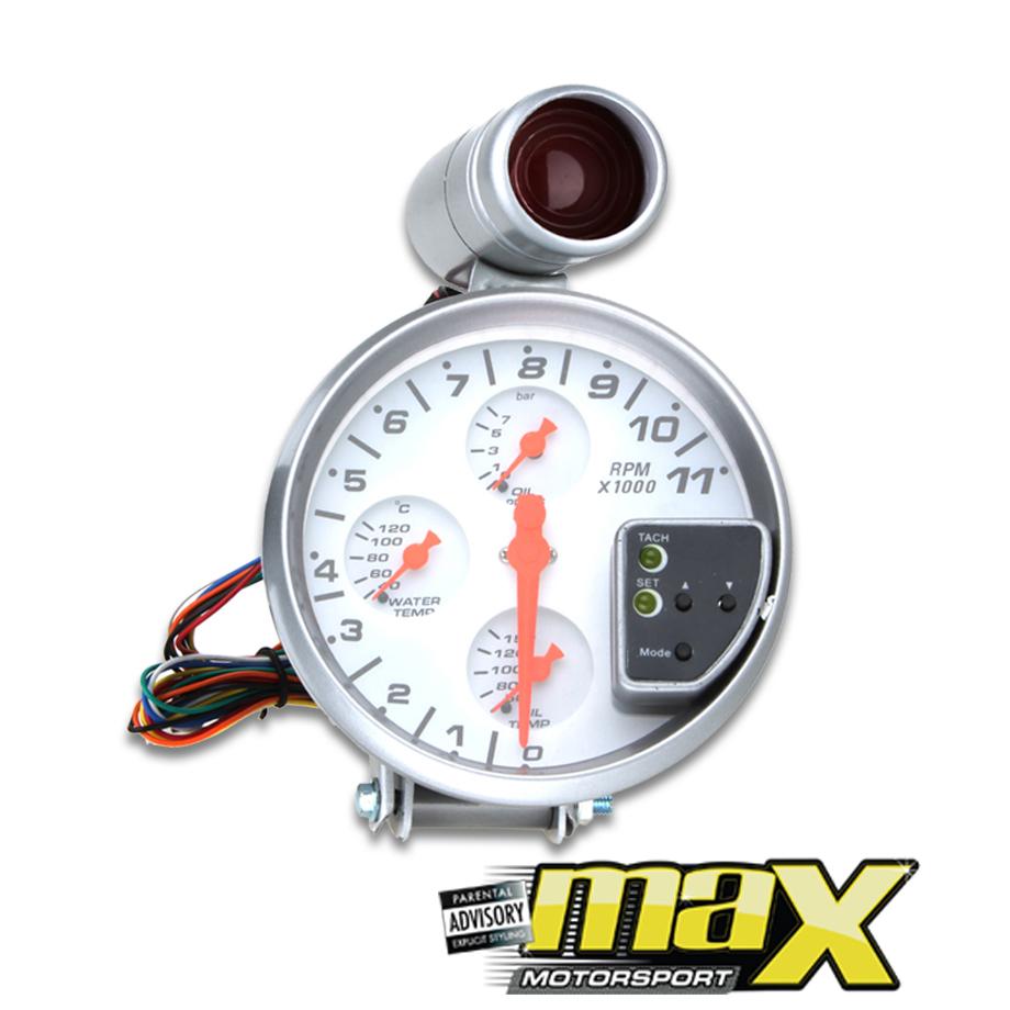 5 Inch 4 in 1 Tachometer & Shift Light