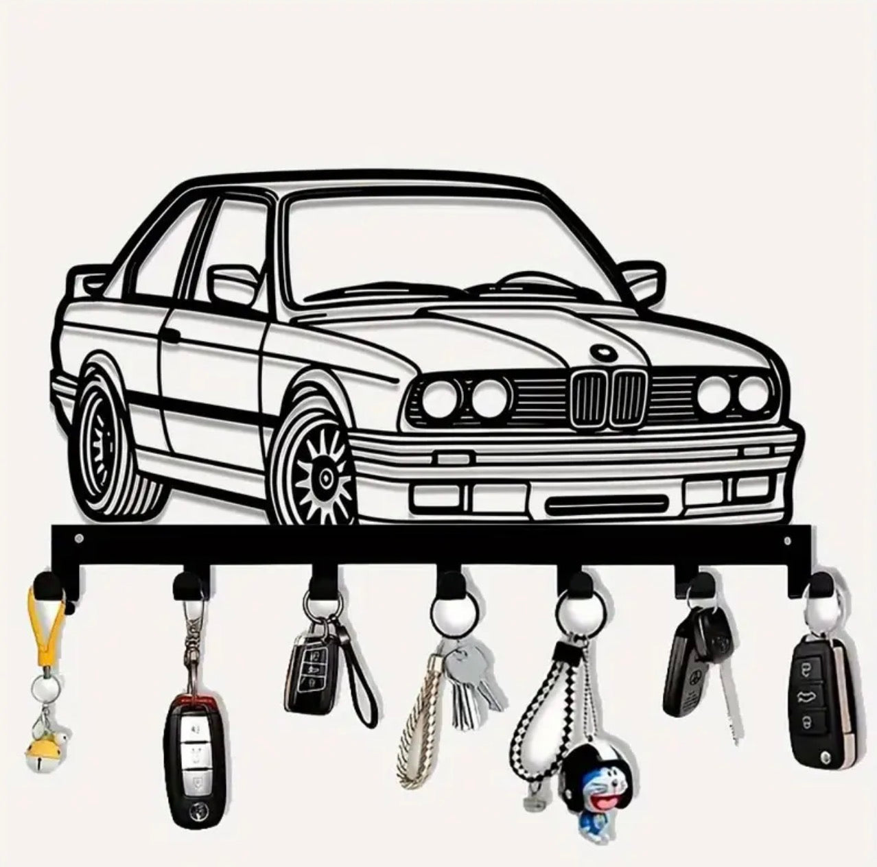 BM E30  Design 7 HOOK KEY HOLDER