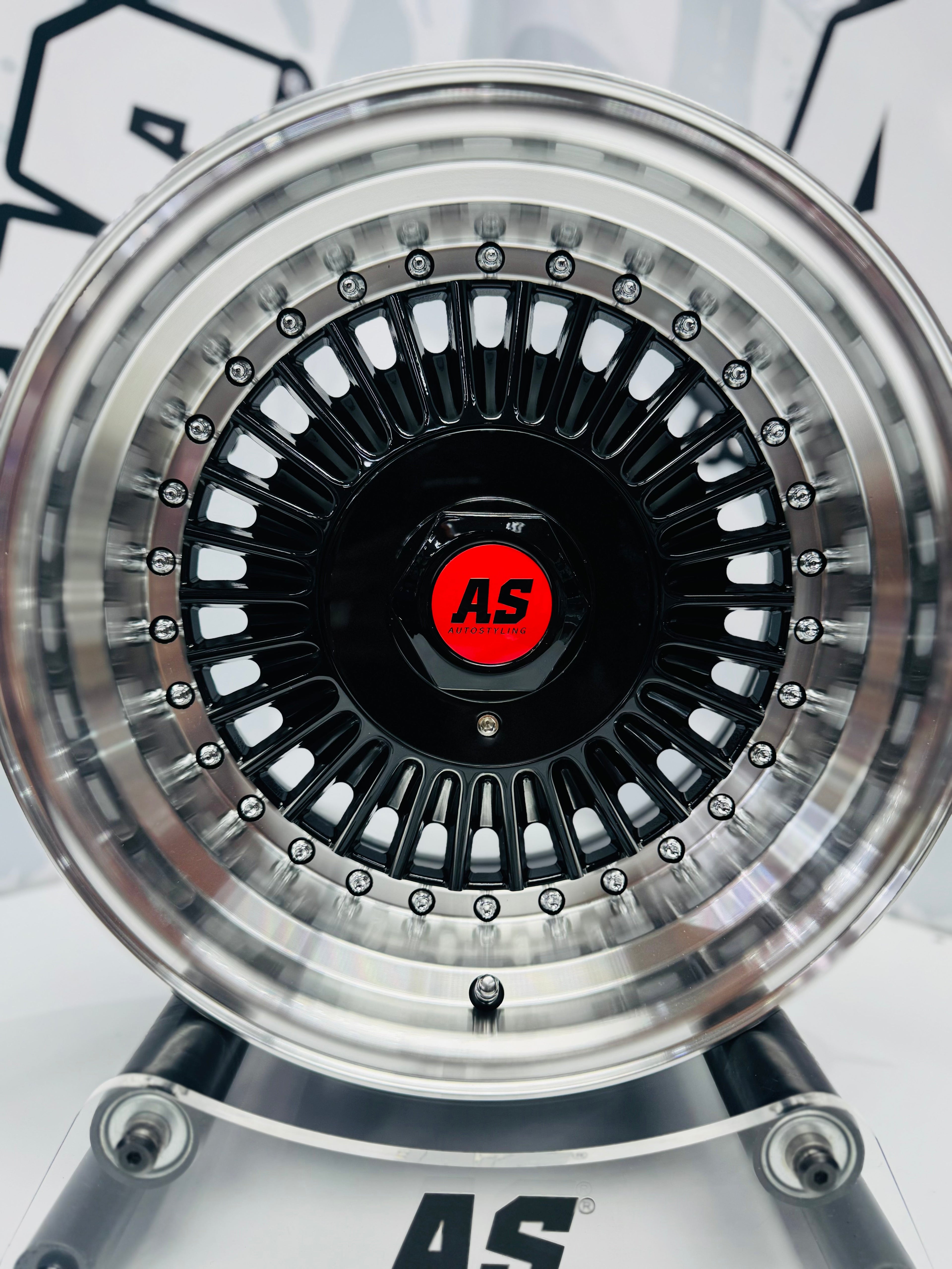 15” AS-EMITZ 7613 black 4/100/108 wheels