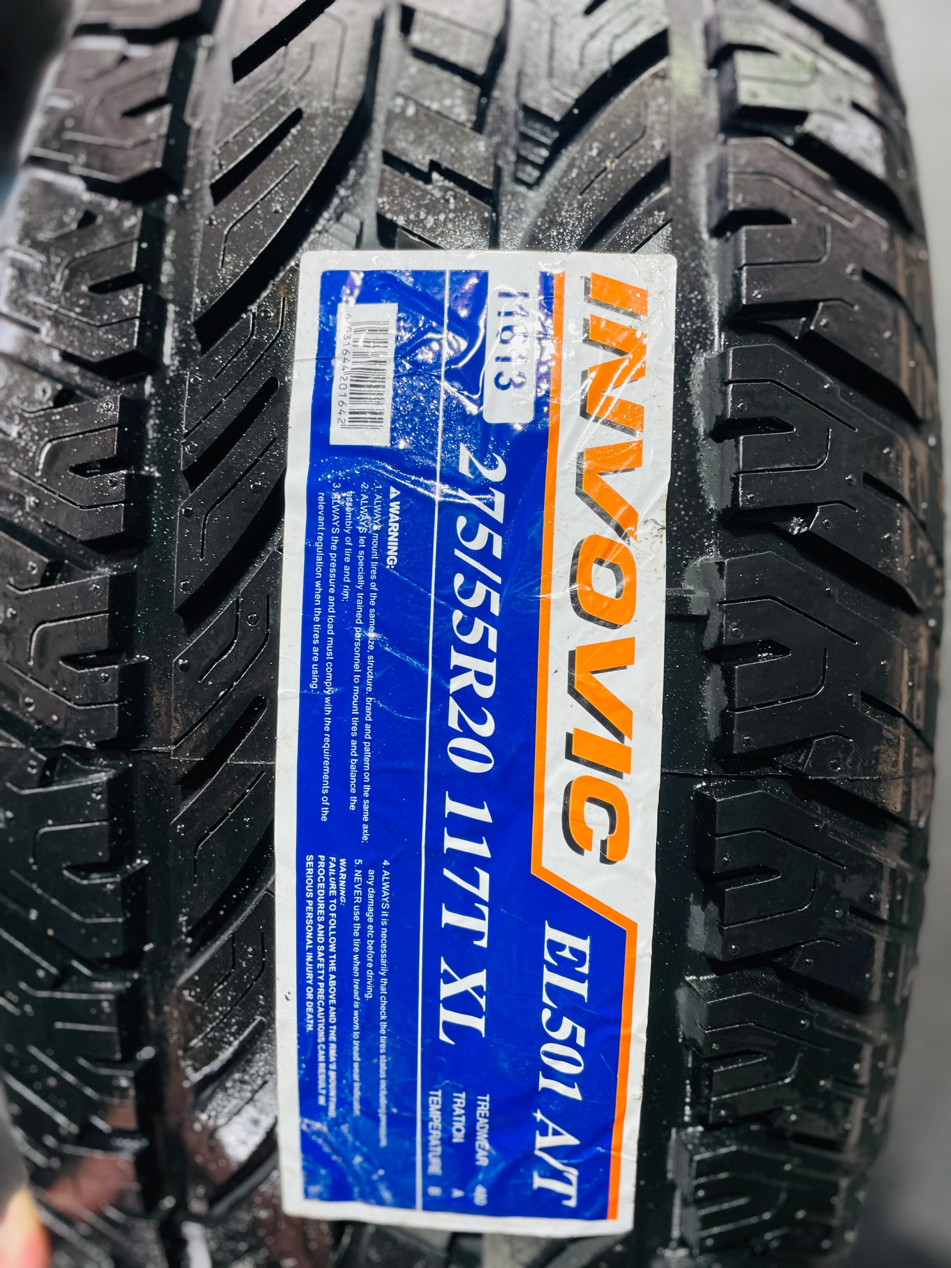 275/55/20 INVOVIC A/T TYRES