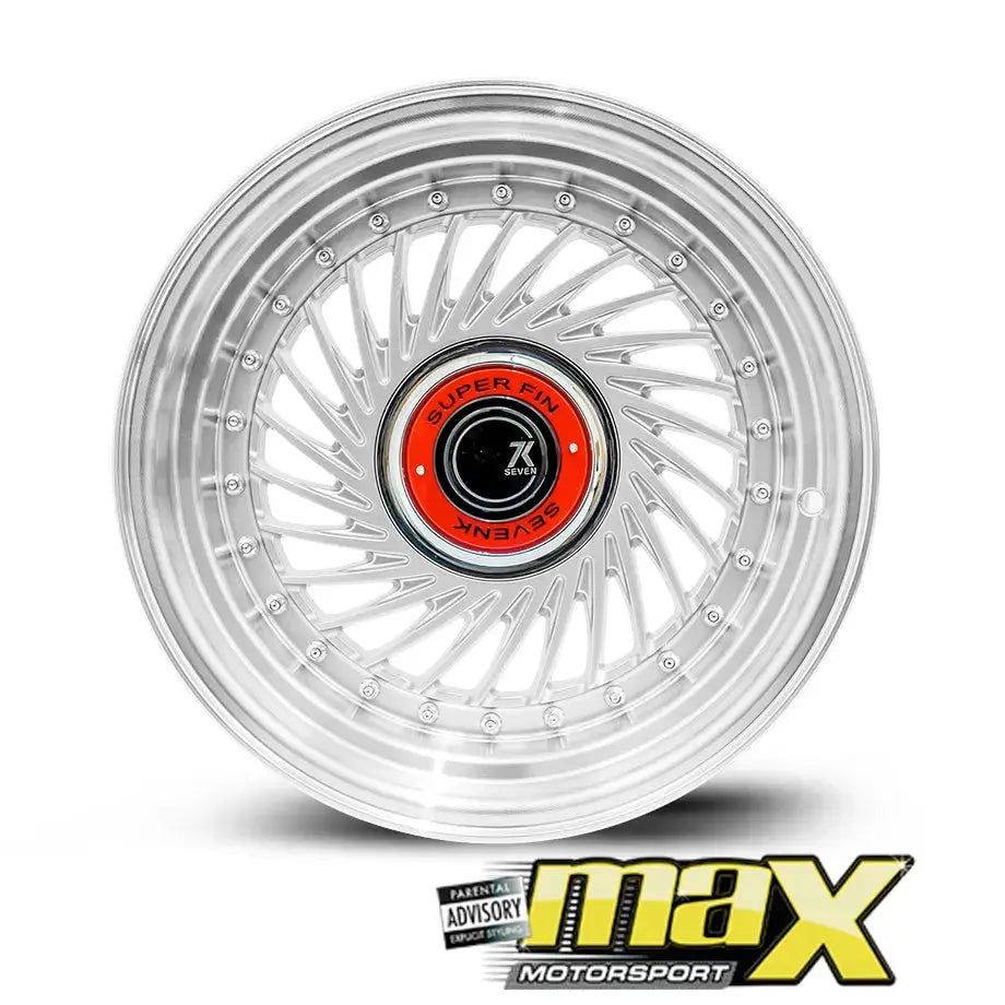 15 Inch Mag Wheel - MX1213-15I SevenK Twist Wheel (4x100 / 5x100 PCD)