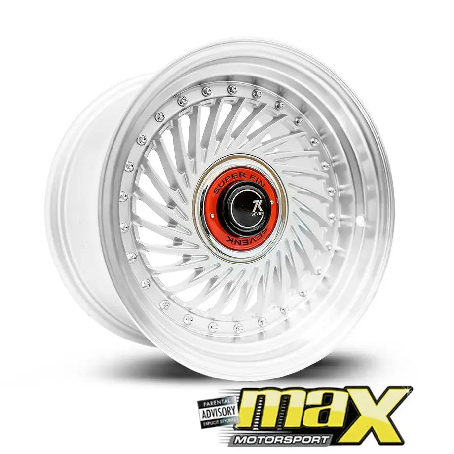 15 Inch Mag Wheel - MX1213-15I SevenK Twist Wheel (4x100 / 5x100 PCD)