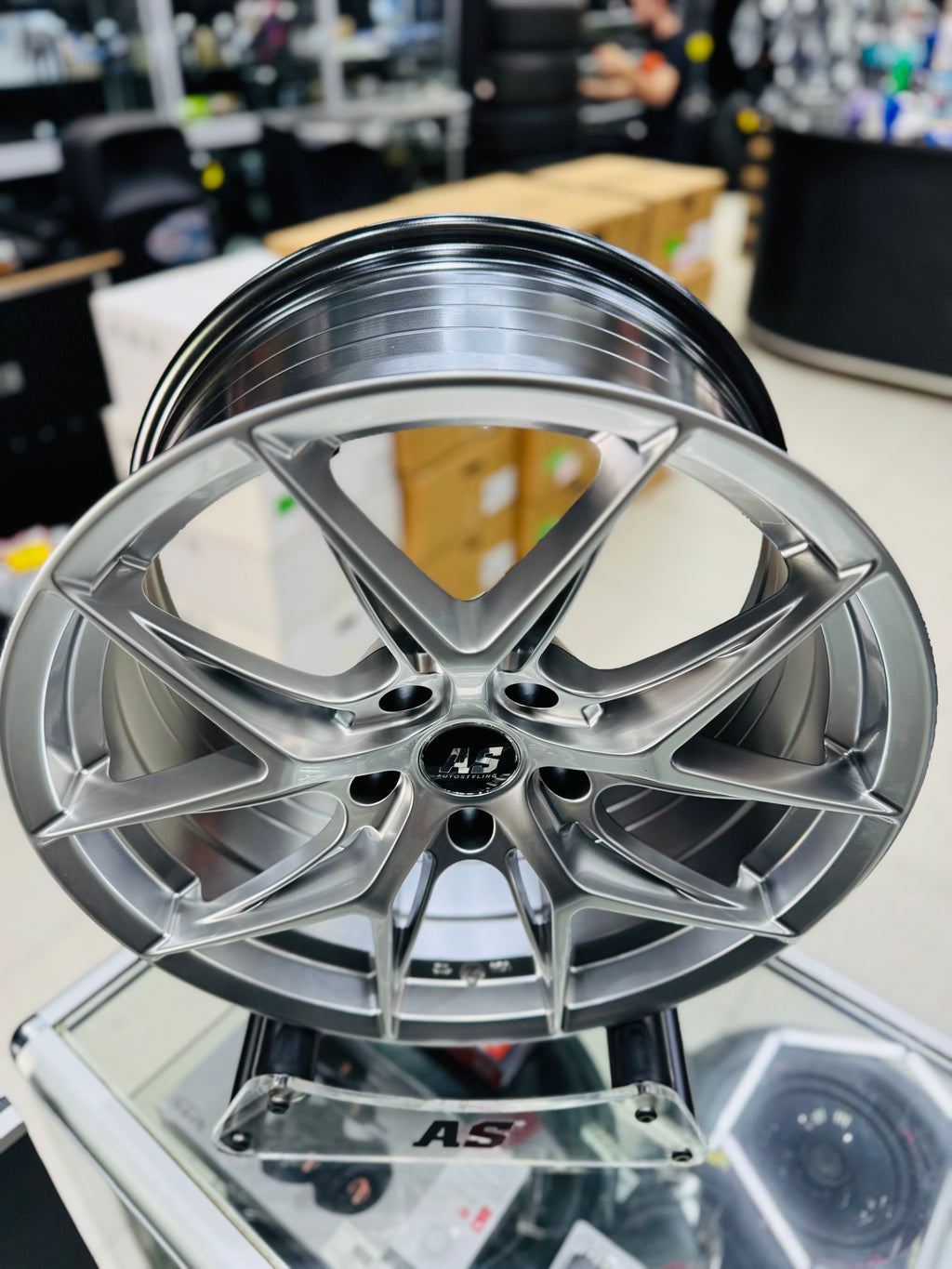 18” AS-GT400 5x120 SILVER BMW FIT