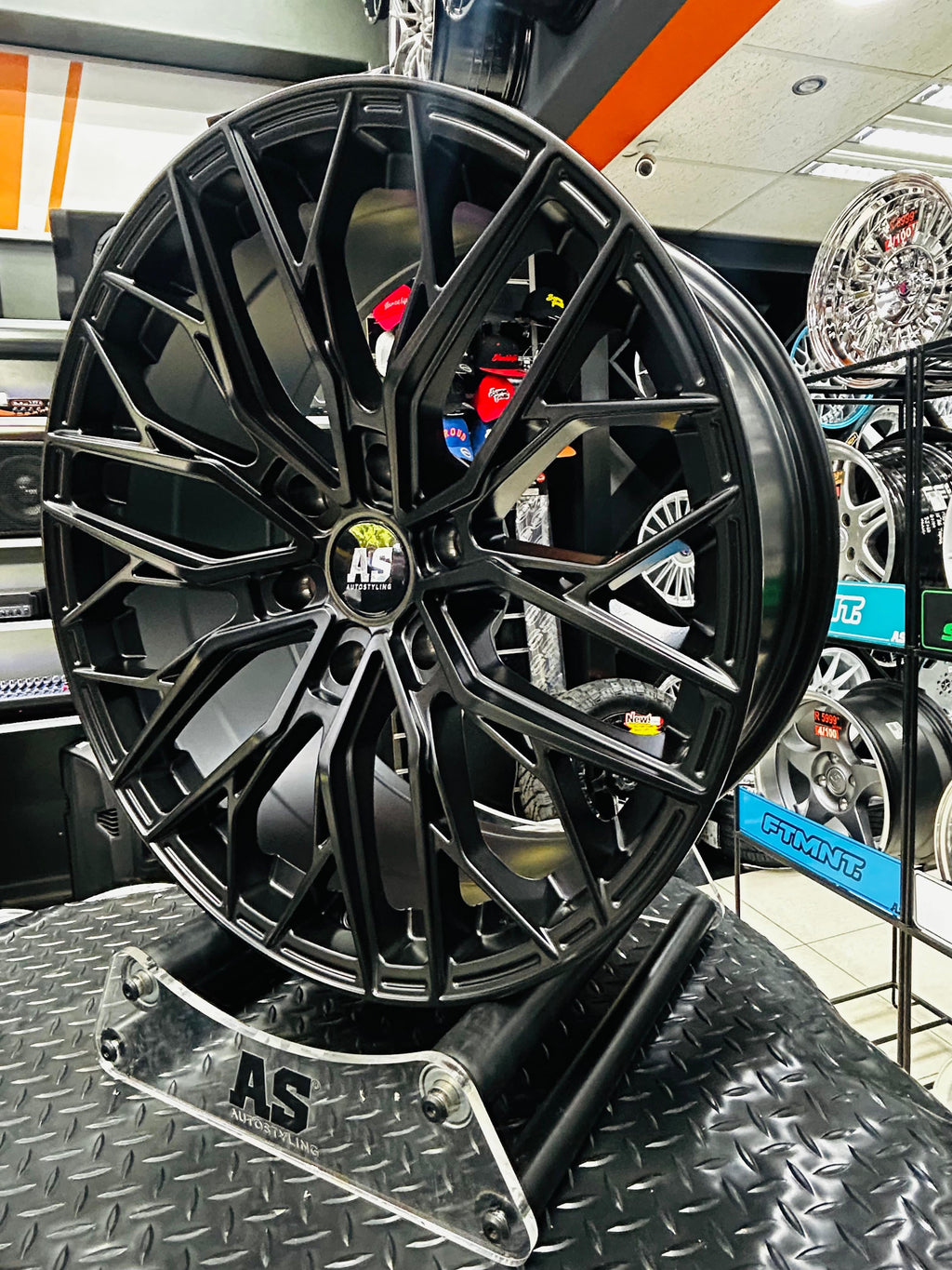 20” AS   520 SATIN BLACK BAKKIE RIMS 6/139 PCD