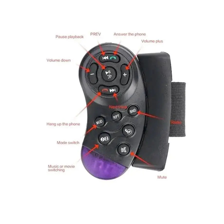 7 Inch Roadstar MP5 Double Din With Apple Carplay & Android Auto + Steering Wheel Control Remote